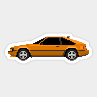 Celica Supra Pixelart Sticker